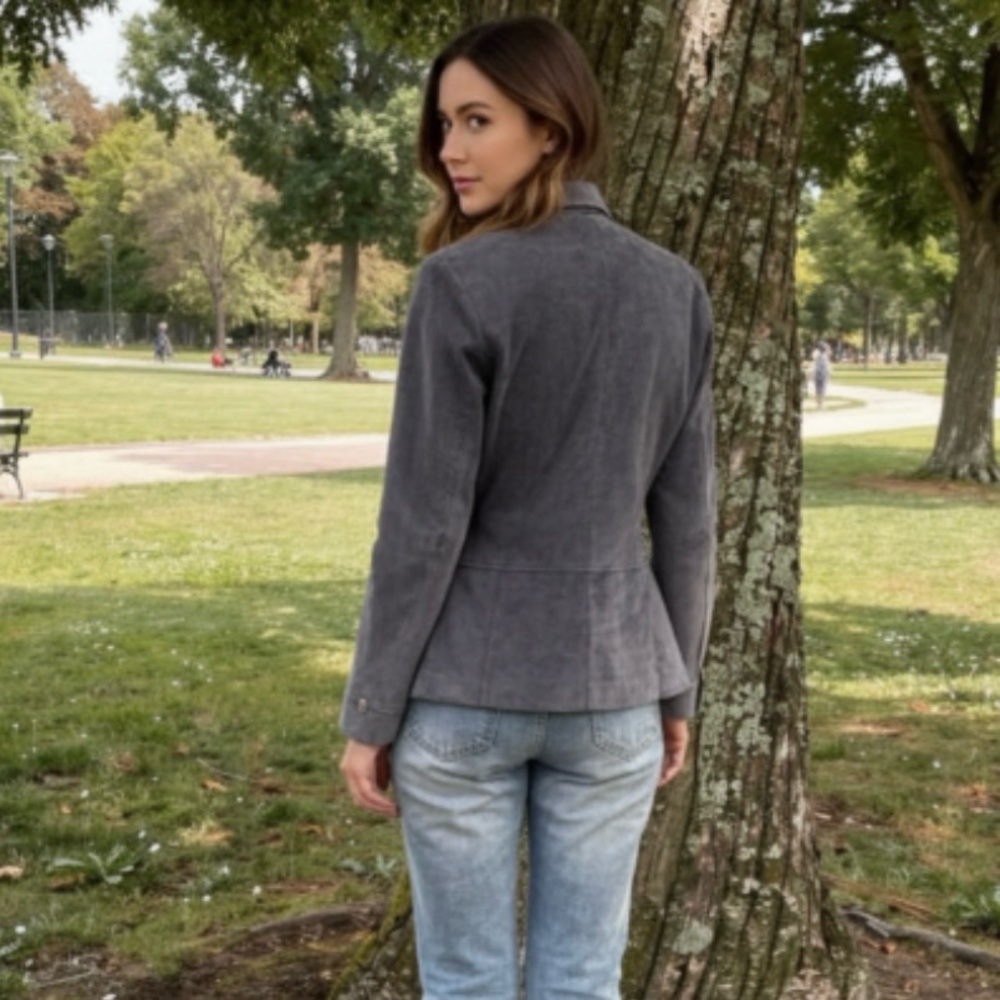 Brandon Thomas Suede Blazer - Picture 3 of 13